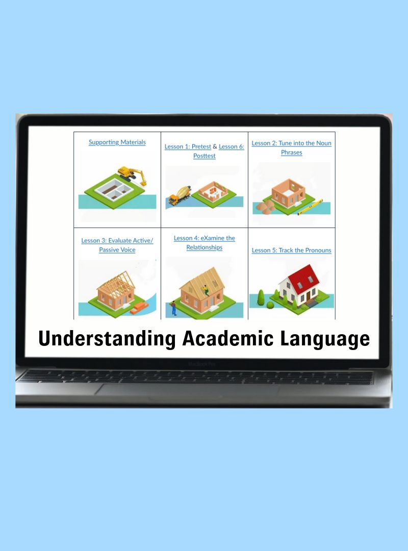 Understanding Academic Language Virtual Professional Learning Canvas Course