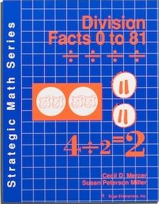 Division Facts 0 to 81 (Printed Manual)