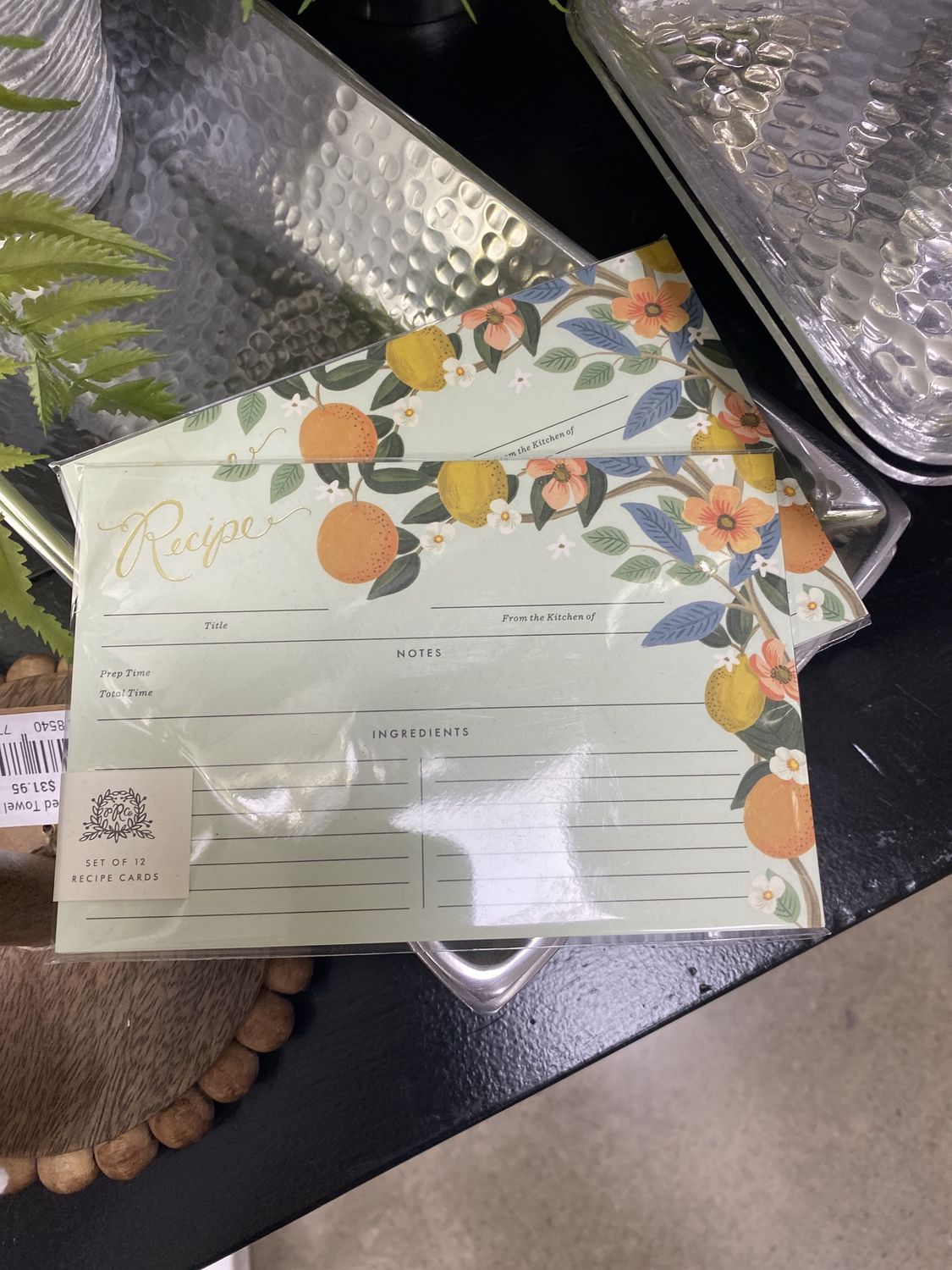 Citrus Grove Recipe Card #