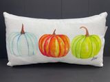 LB 3 Pumpkins Lumbar Pillow