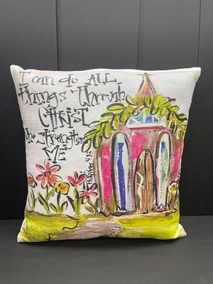 LB 18x18 I Can Do All Things Pillow