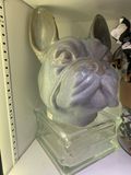 CC Bulldog Head Vase