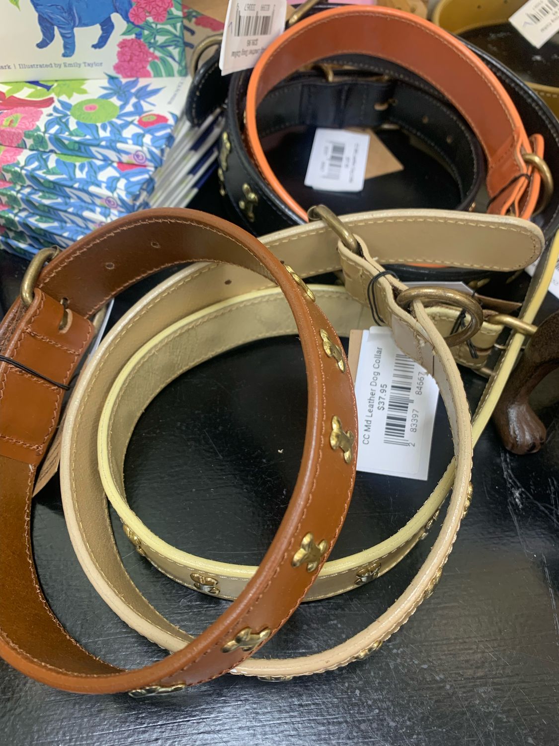 CC Md Leather Dog Collar #
