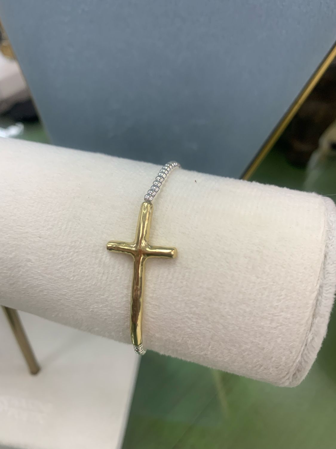 WP Faith Cross Stretch Bracelet