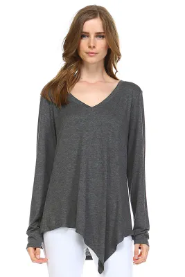 JOH Charcoal Modal Top