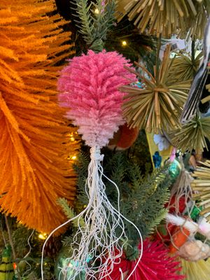 CC Bottle Brush Radish Ornament