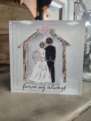 MP Forever Acrylic Wedding Block