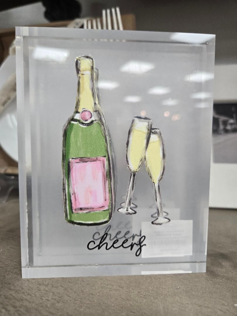 MP Cheers Acryl Wedding Plaque