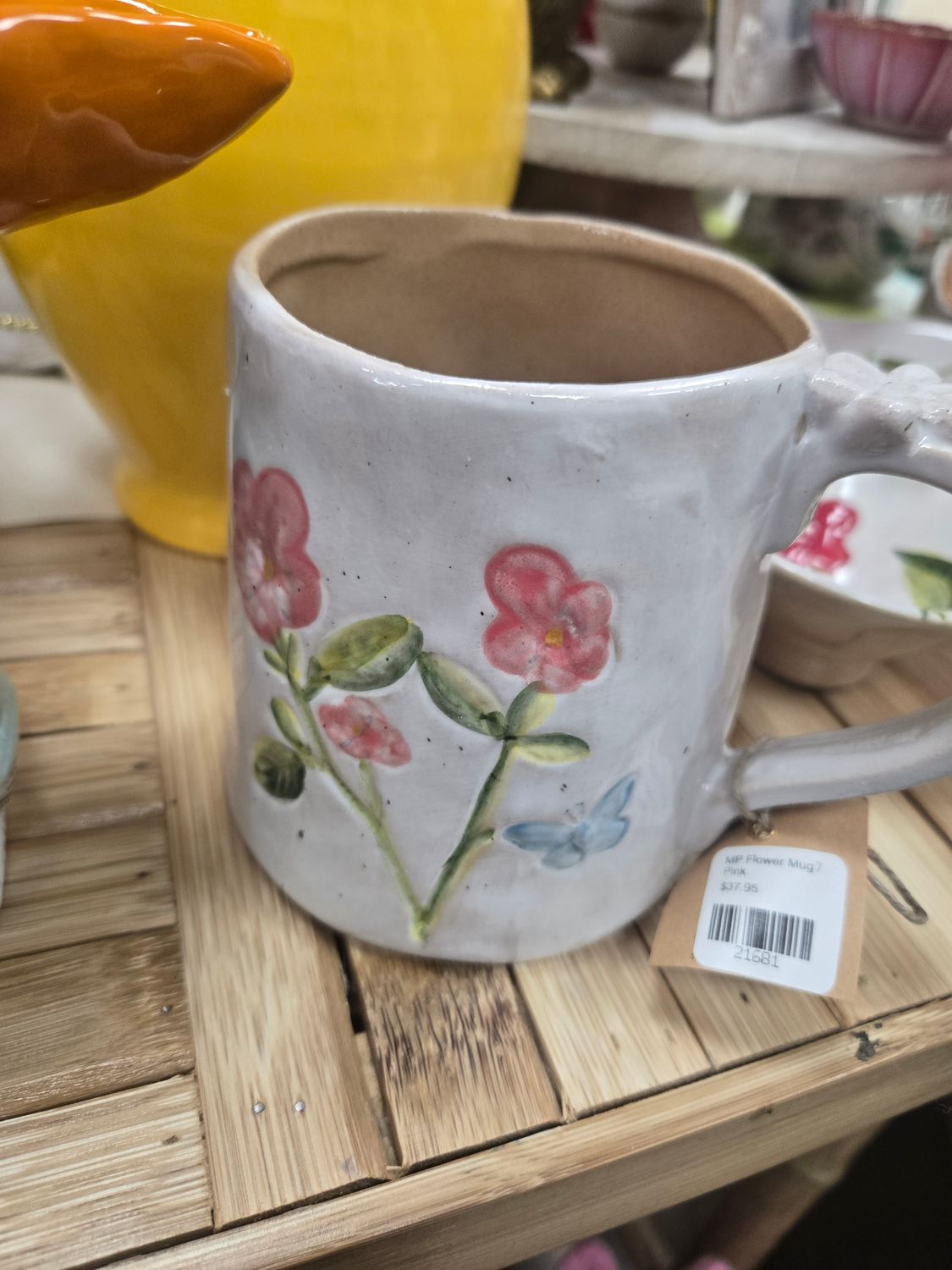 MP Flower Mug, Color: Pink