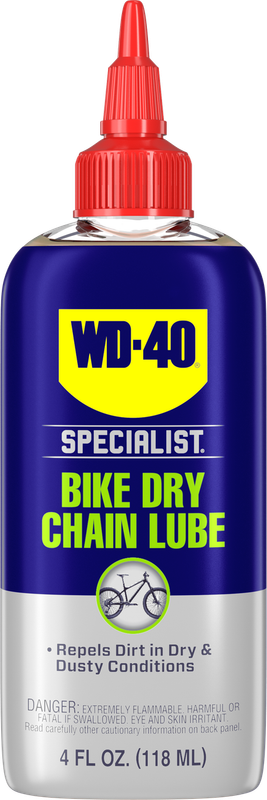 WD-40 Bike, Dry, Chain lubricant, 118ml