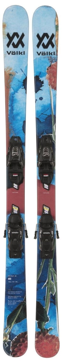 Völkl Revolt Jr Skis + vMotion 7.0 GW Bindings 