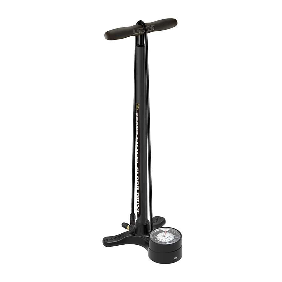 Lezyne, Sport Gravel Drive, Floor Pump, ABS-1 Pro Chuck, 100PSI, Black