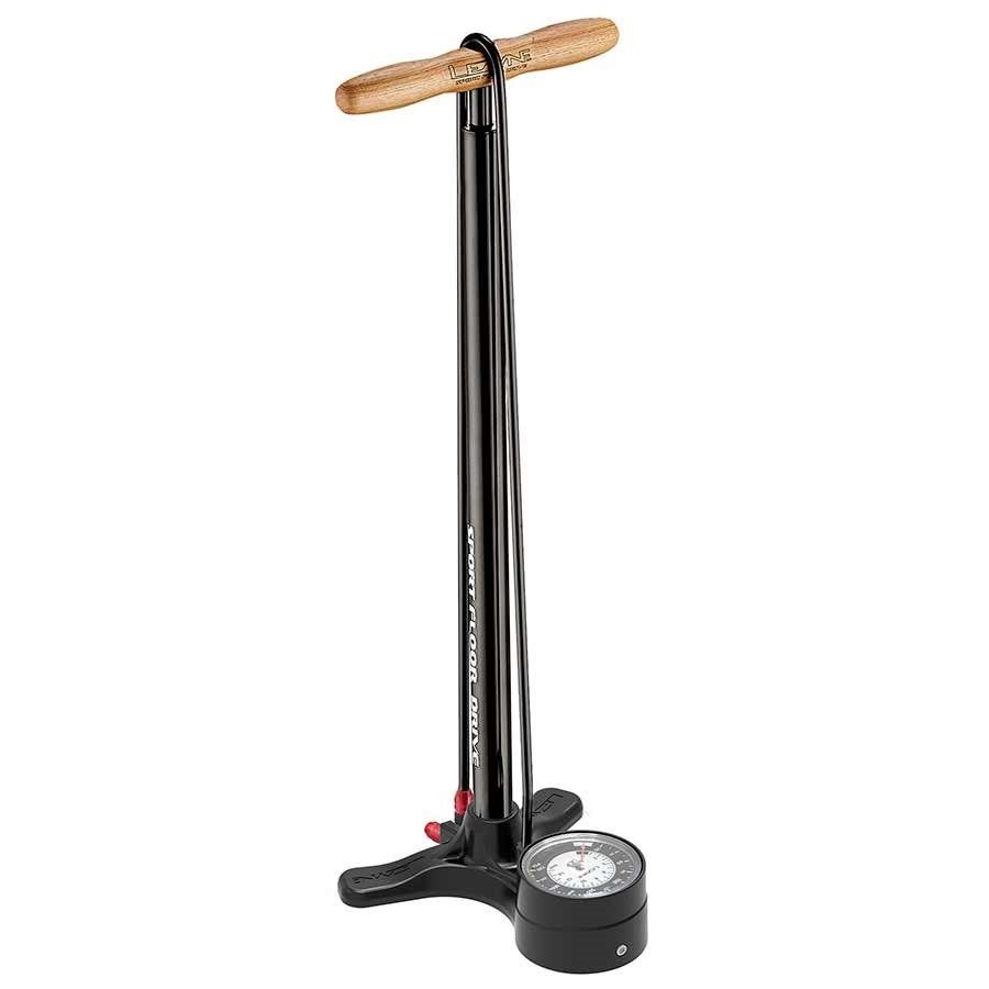 Lezyne, Steel Floor Drive 3.5&quot;, Floor Pump, ABS-1 Pro Chuck, 220psi, Black