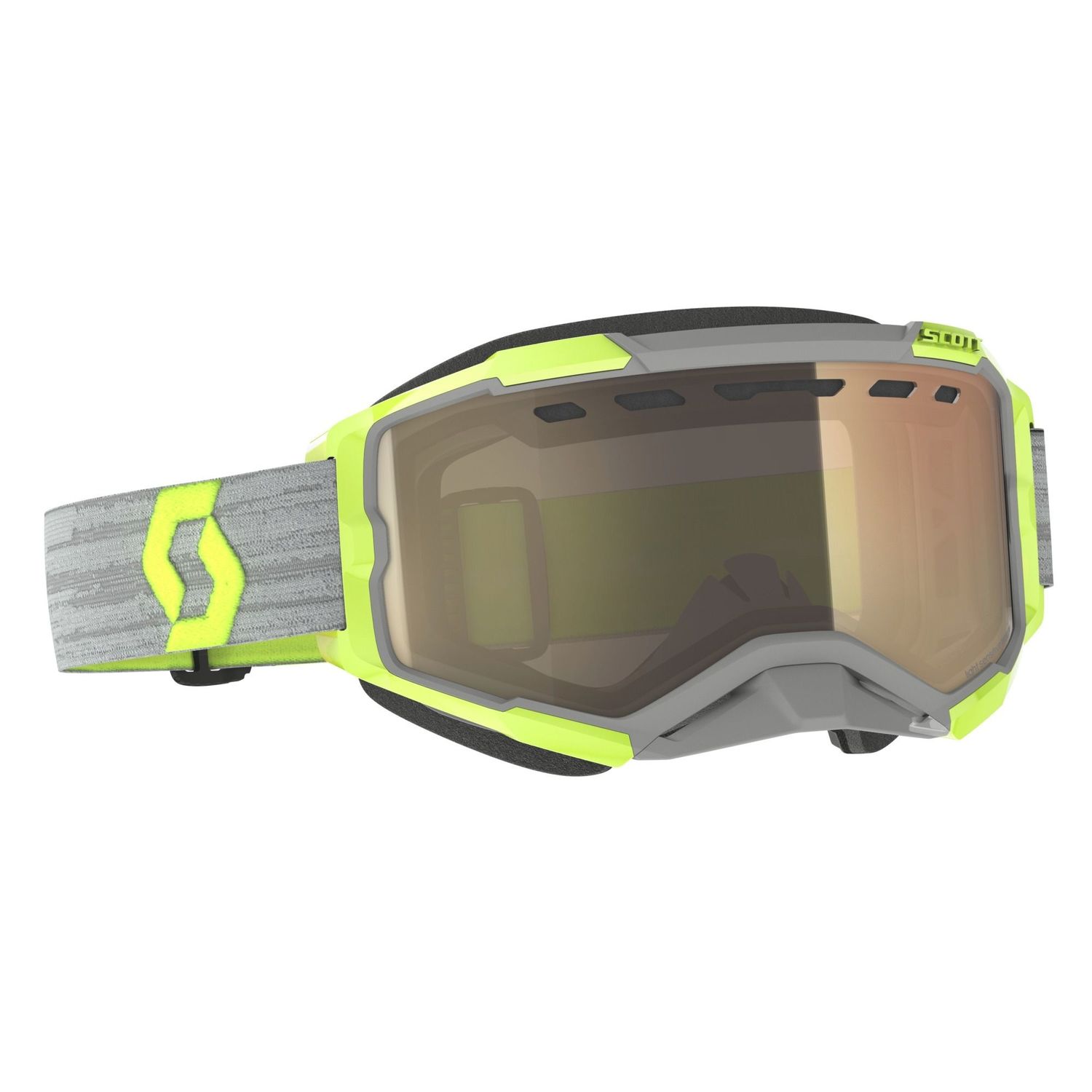Fury LS Snow Cross Grey/Yellow LS br chr