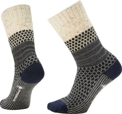 Smartwool Women&#39;s Everyday Popcorn Cable Crew Socks NATURAL DONEGAL M