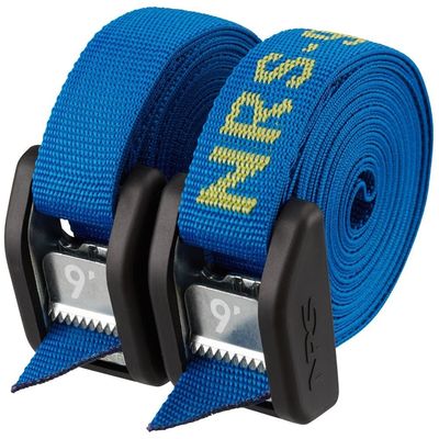NRS Buckle Bumper Straps 9&#39; Blue  Pair