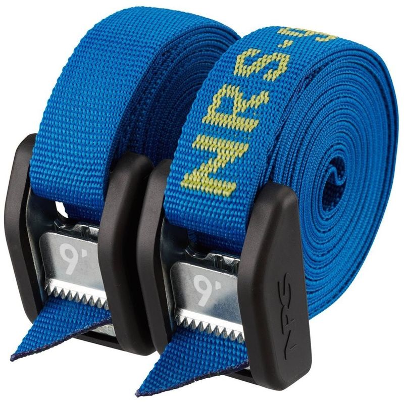 NRS Buckle Bumper Straps 9&#39; Blue  Pair