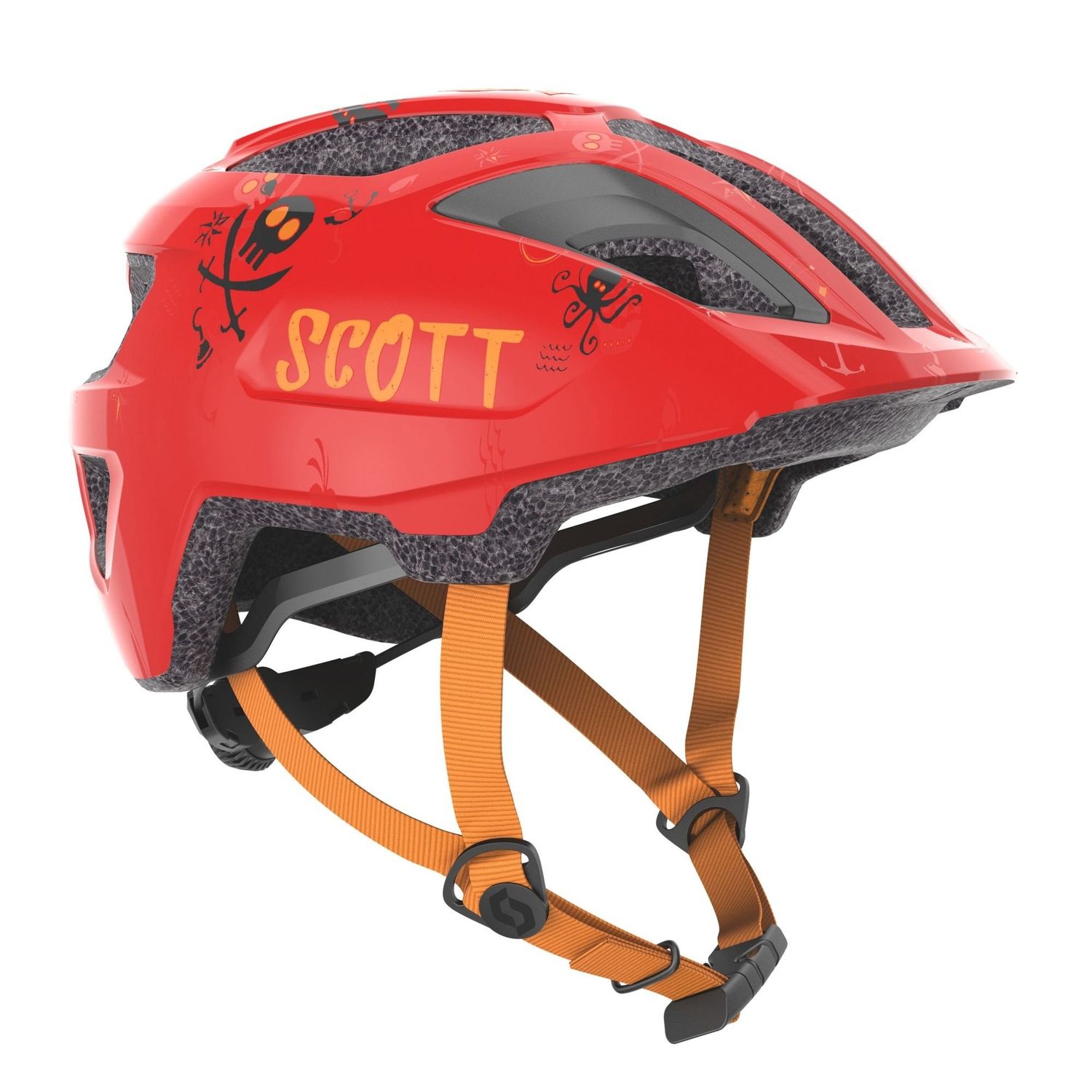 Spunto Kid Helmet, Color: Florida Red