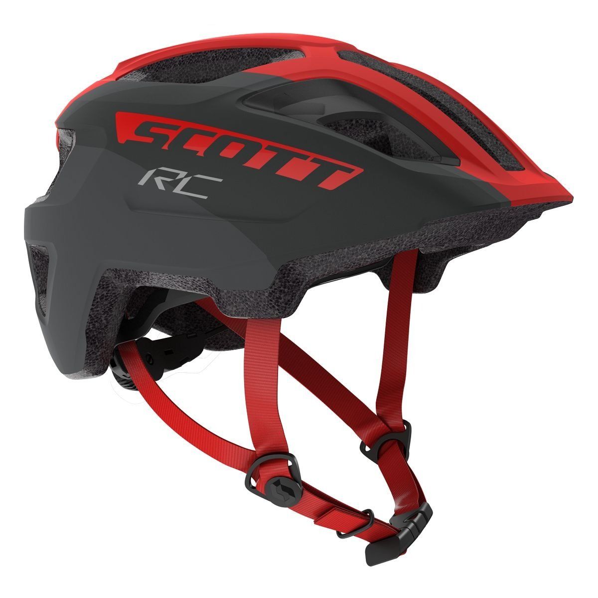  SpuntoJunior Helmet, Color: Grey/Red