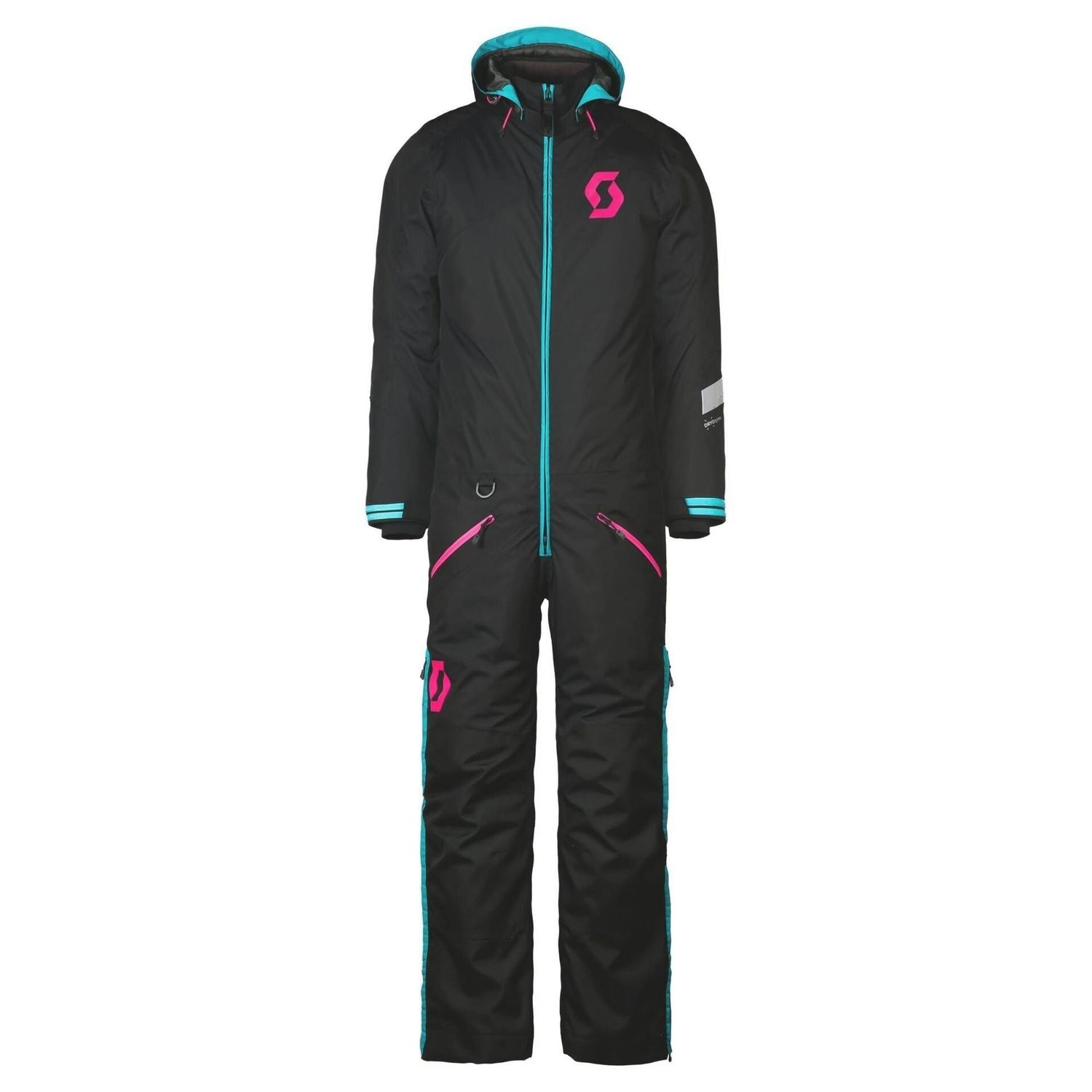 JR DS DRYO MONOSUIT , Color: Black/Pink, Size: S