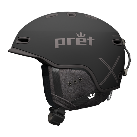 Pret Cynic Ski Helmet, Color: Black, Size: M