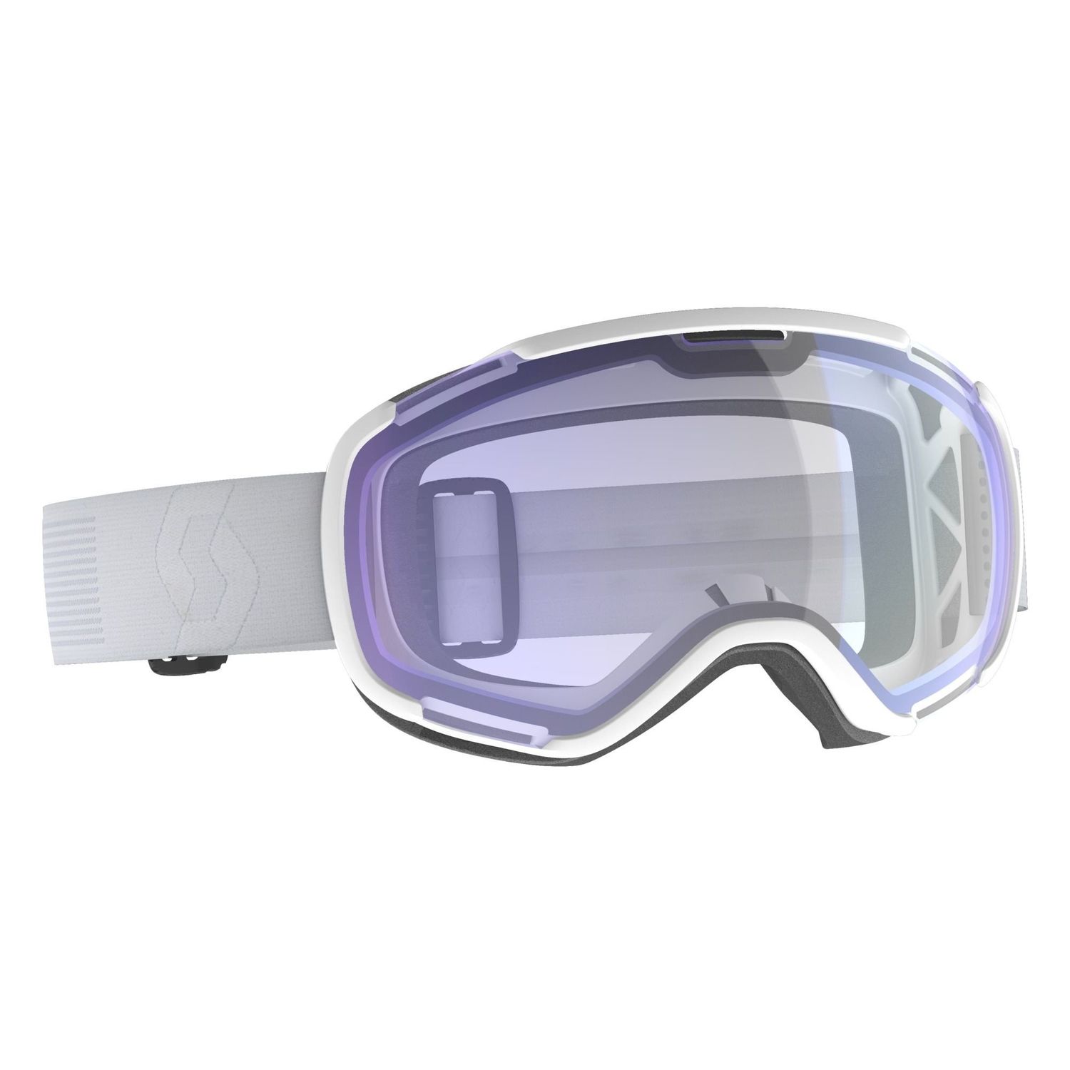 Goggle Faze II Mineral White illuminator blue chrome