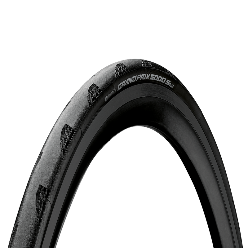 Continental Grand Prix 5000 S TR Tire - 700 x 25, Tubeless, Folding, Black, 220tpi