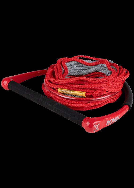 Combo 1.0 - TPR Grip 1 in. Dia. w/65ft. 4-Sect. PE Rope - Red / Grey