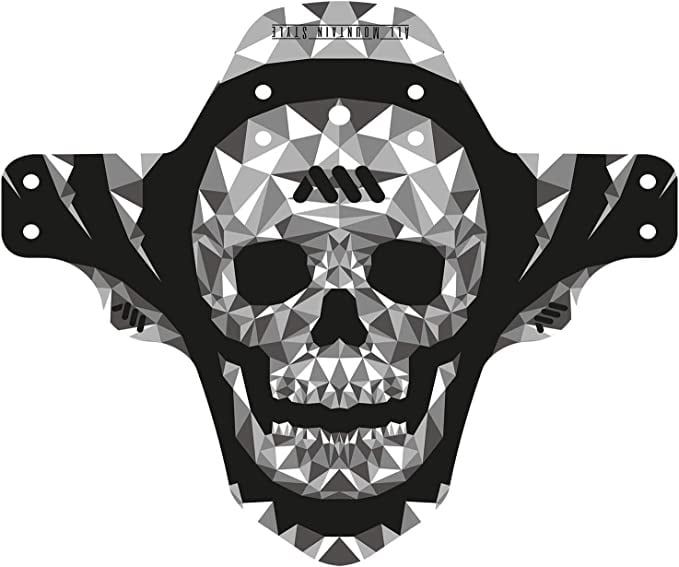 FENDER MUD GUARD GREY/SKULL