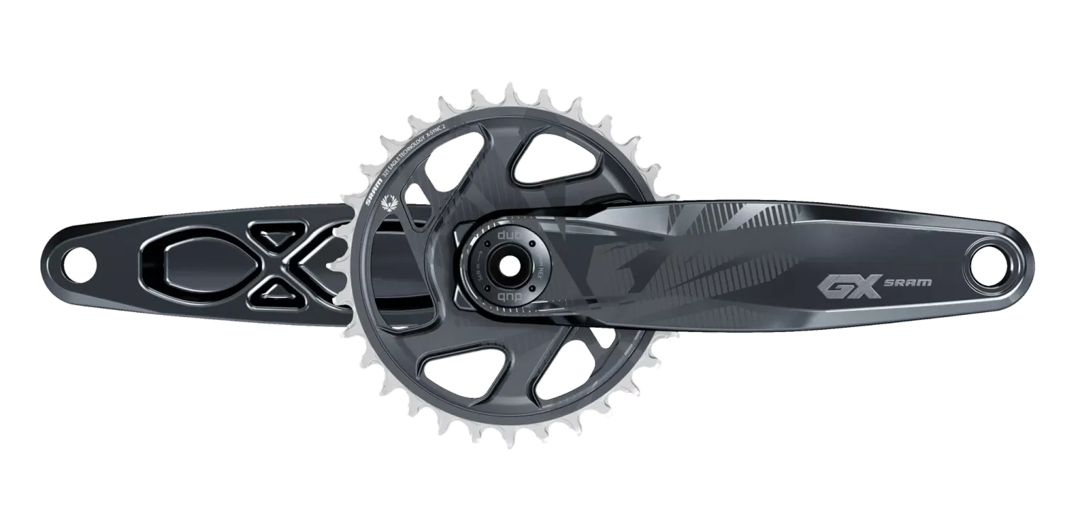 SRAM, GX Eagle DUB C1, Crankset, Speed: 11/12, Spindle: 28.99mm, BCD: Direct Mount, 32, DUB, 170mm, Black, MTB