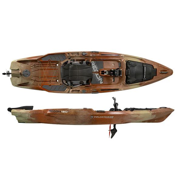 Recon 120 HD Aces Peddle Kayak  Desert Sunset