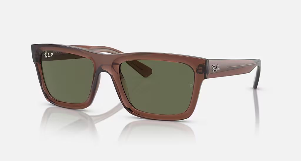 Warren Transparent Brown w/ Dark Green Polar