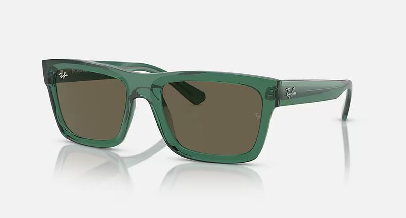 Warren Transparent Green w/ Brown
