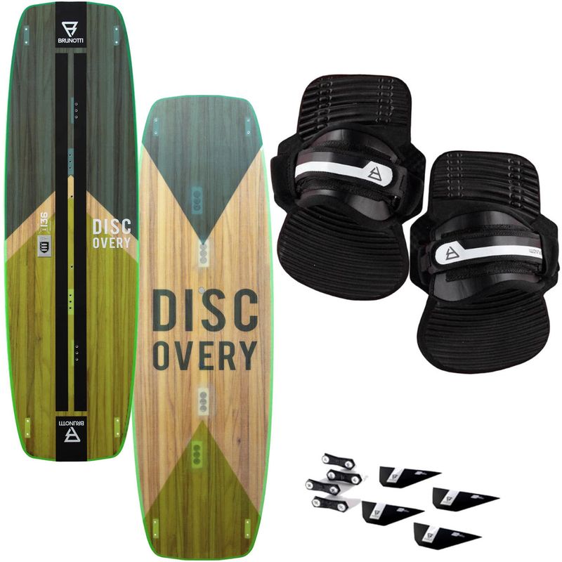 Brunotti Discovery Kiteboard Complete w/ Straps 140x42