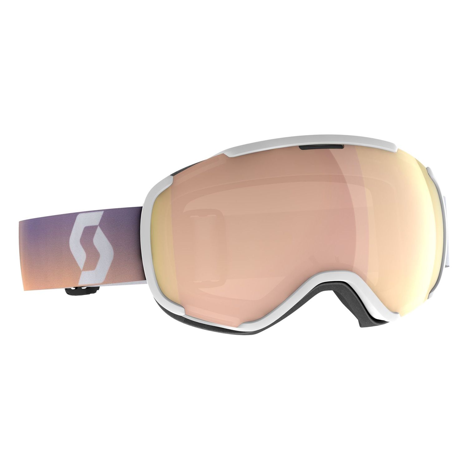 Goggle Faze II White Soft Pink enhancer rose
