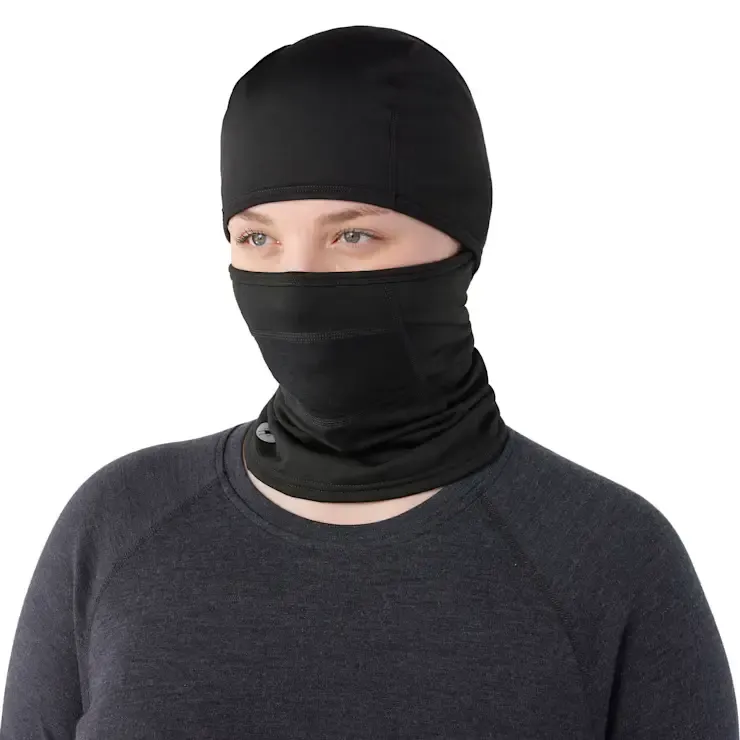Active Fleece Hinged Balaclava BLACK 1FM