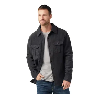 Men&#39;s Smartwool Anchor Line Shirt Jacket CHARCOAL HEATHER XL