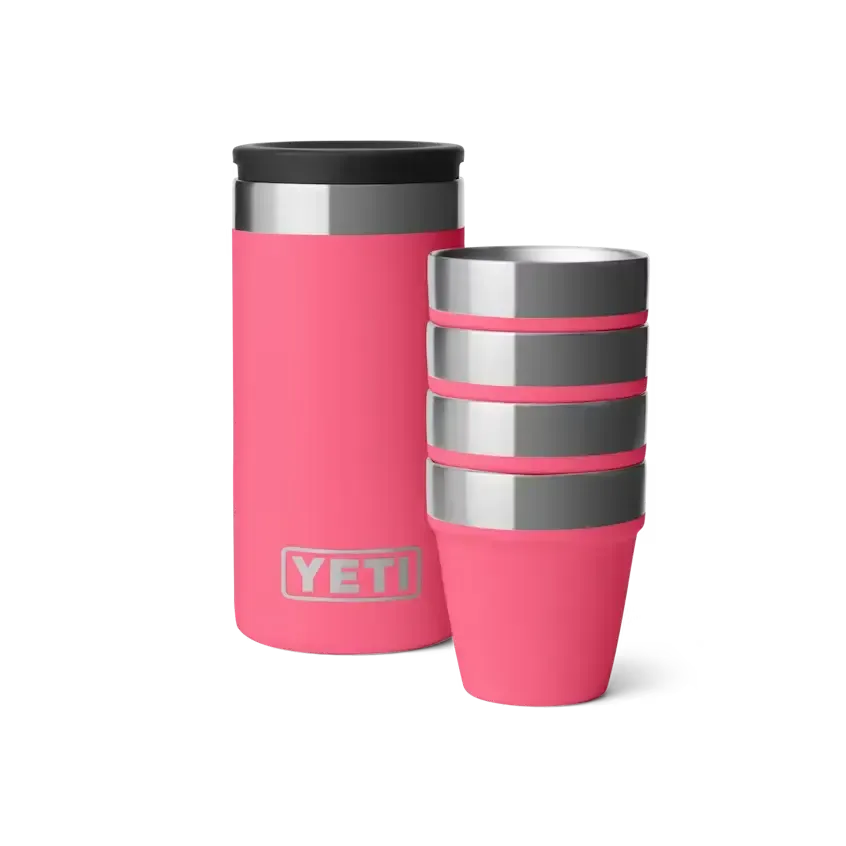 Yeti Shot Glasses &amp; Case, Color: Tropical Pink