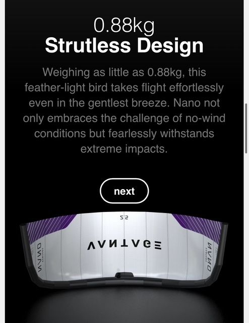 Vantage Nano 2.5m Trainer Kite
