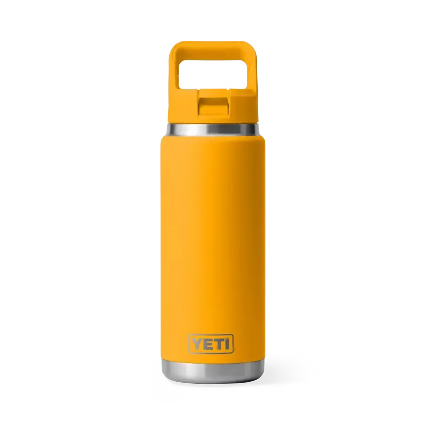 RAMBLER 769 ML BOTTLE WITH STRAW CAP, Color: Beekeeper