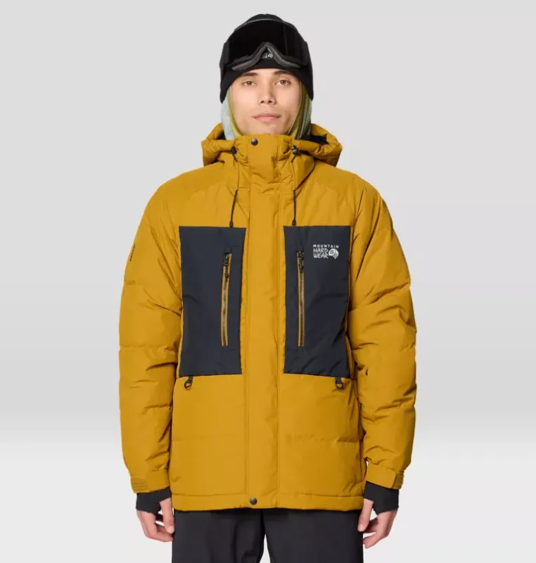 First Tracks Down Jacket - Olive Gold  Large