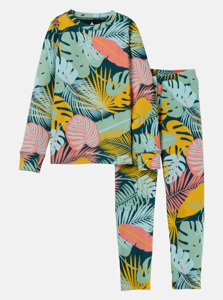 Burton Kids HW Fleece Set, Color: Tropical, Size: S