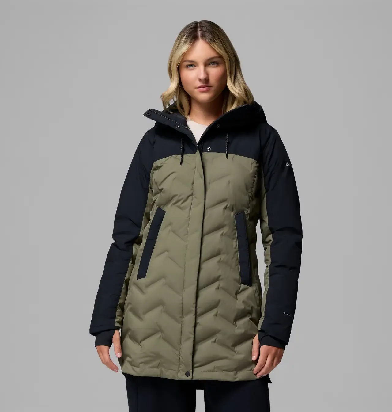 Mountain Croo III Mid Down Jacket, Color: Stone Green, Size: M