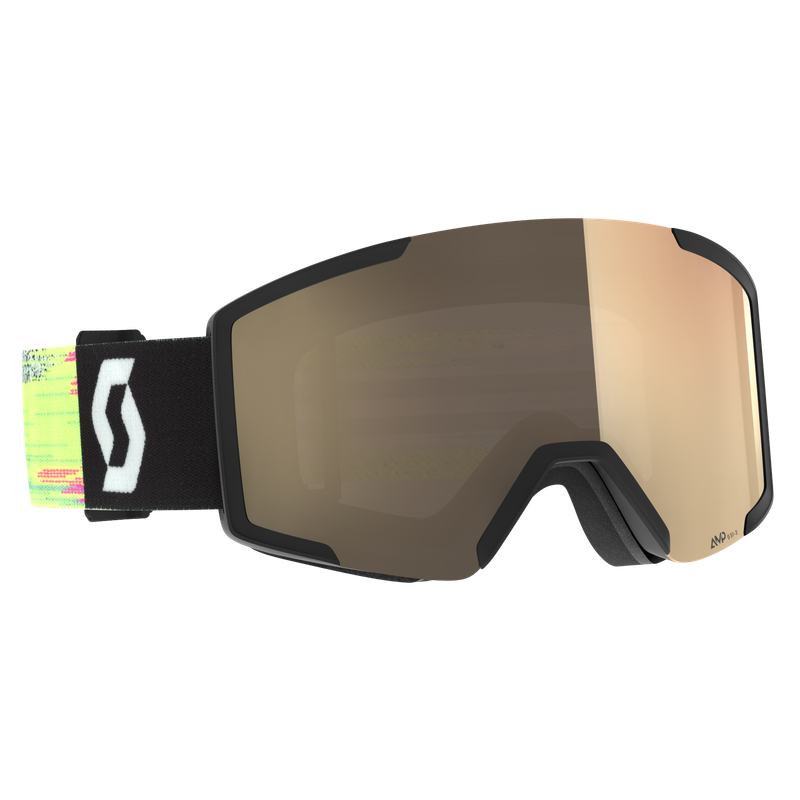 Scott Goggle Shield LS blk/neon yel ls bronz chr
