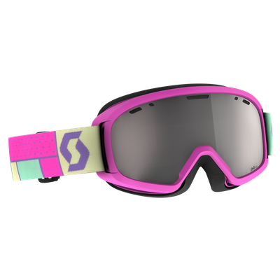 Scott  Goggle Jr Witty  neon pink silver chrome
