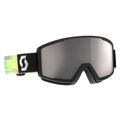 Scott Goggle Factor pro blk/neon yel silver chrom