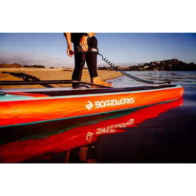 Boardworks 11' coil ankle leash