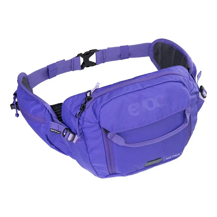 EVOC, Hip Pack 3 + 1.5L Bladder, Hip Pack, 3L, Included (1.5L), Violet