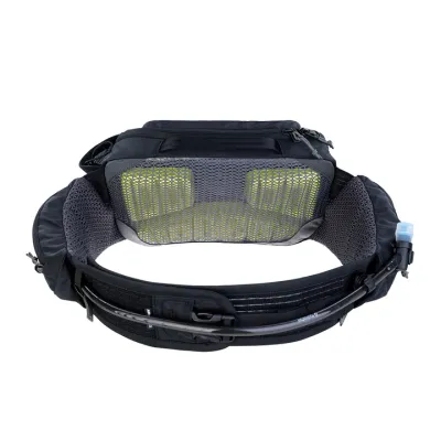 EVOC, Hip Pack Pro 3 +1.5L Bladder, Hip Pack, 3L, Included (1.5L), Black