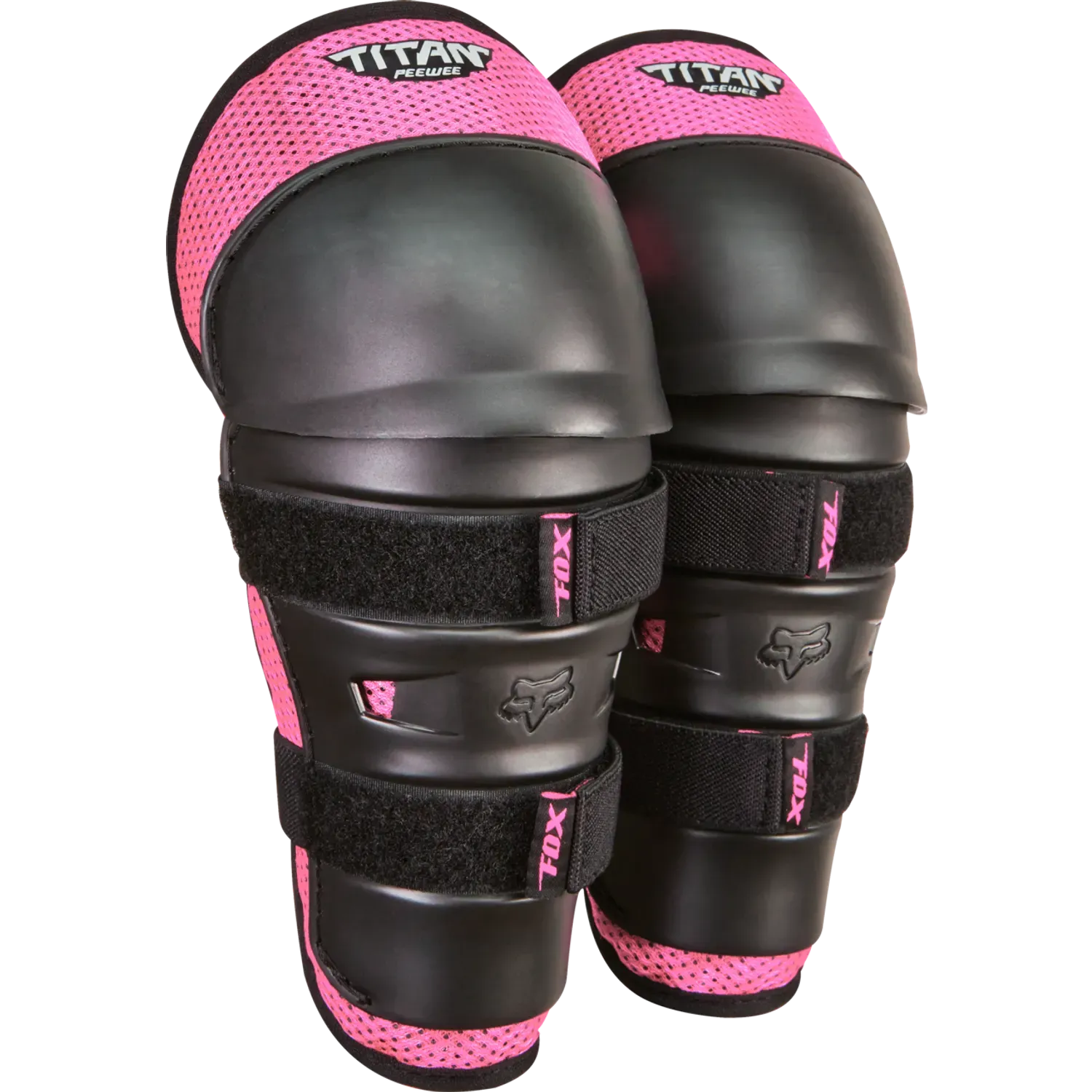 PeeWee Titan Knee/Shin G  Black/Pink OS
